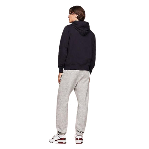 Tommy Hilfiger Felpa con cappuccio Felpa Uomo nero con logo sul petto Blu - Francavilla Moda